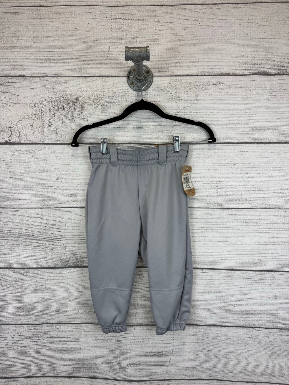 Wilson Boys Gray Elastic Crop Baseball Pants Size Youth Medium